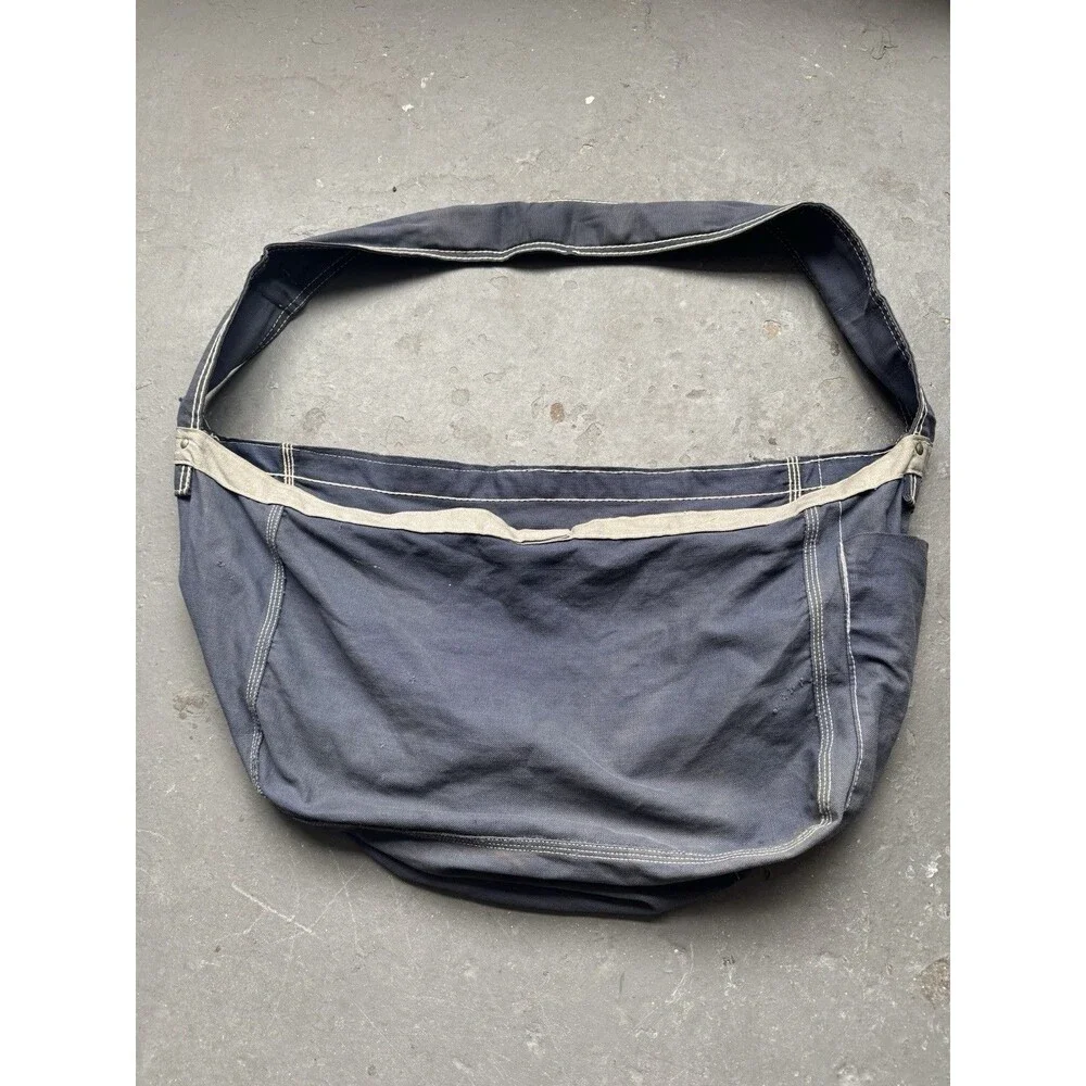 Vintage 60s CCM Newspaper Bag Navy